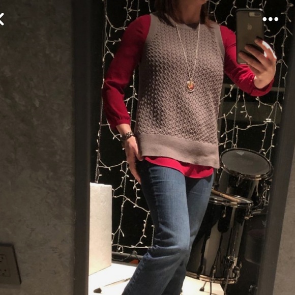 A New Day - Grey Sweater Vest - Picture 2 of 8